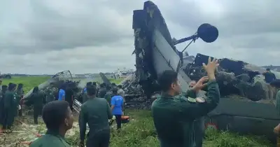 আসামে ভারতীয় বিমান বাহিনীর এএন-৩২ বিধ্বস্ত, নিহত ৫