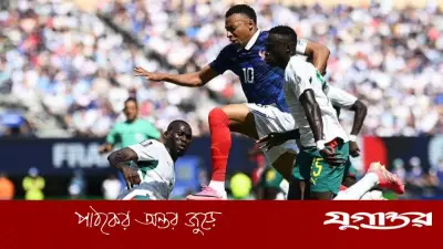 এমবাপ্পের রেকর্ড ছোঁয়া গোলে এগিয়ে ফ্রান্স