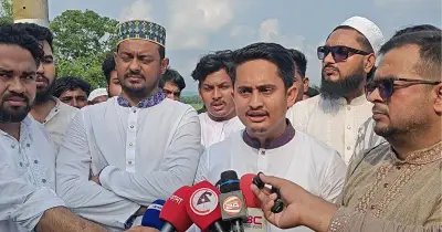 কুলাউড়ায় বিএসএফের গুলিতে নিহত মুজিব আলীর বাড়ি পরিদর্শন এনসিপি নেতাদের