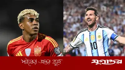 মেসিকে ইতিহাসের সেরা বললেন ইয়ামাল, আদর্শ নেইমার