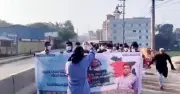 গোগনগরে যুবলীগের মিছিলে এনসিপির ধাওয়া, নেতাকর্মীরা ছত্রভঙ্গ