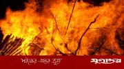 চট্টগ্রামের হালিশহর বস্তিতে আগুন, ১২ বসতঘর পুড়ে ছাই