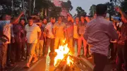 রাঙামাটিতে দীপেন দেওয়ানের পদত্যাগ প্রত্যাহারের দাবিতে বিএনপির বিক্ষোভ