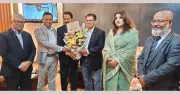 জাতিসংঘ অধিবেশনের সভাপতি নির্বাচিত খলিলুর রহমানকে ফুলেল শুভেচ্ছা