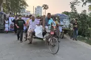বরগুনায় মা-মেয়ের মৃত্যু: প্রকৃত কারণ উদঘাটনের দাবিতে বিক্ষোভ