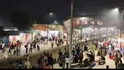 ভৈরব রেলস্টেশনে দুই পক্ষের সংঘর্ষে আট ঘণ্টা ট্রেন চলাচল বন্ধ