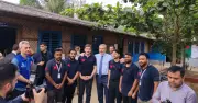 তুরস্কের পররাষ্ট্রমন্ত্রী হাকান ফিদানের রোহিঙ্গা ক্যাম্প পরিদর্শন