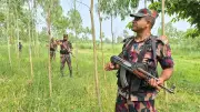 বিরামপুর সীমান্তে বিএসএফের ঠেলা ঠেকাতে বিজিবি জোরদার টহল