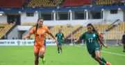 সাফ নারী চ্যাম্পিয়নশিপ: বাংলাদেশ ১-১ গোলে ভারতের বিপক্ষে প্রথমার্ধ শেষ