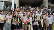 ইউআইইউ মার্স রোভার দলকে সংবর্ধনা, বিশ্বে তৃতীয় স্থান অর্জন