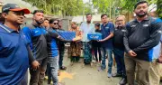 ৪৬ যাত্রী বাঁচাতে প্রাণ দিলেন বাস হেলপার দুলাল, পরিবারের পাশে সংগঠন