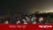 টানা তিনদিন বিএসএফের পুশইন চেষ্টা রুখে সীমান্ত পাহারায় বিজিবি-গ্রামবাসী