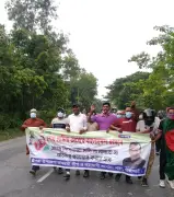 রাজশাহীতে নিষিদ্ধ আওয়ামী লীগের ঝটিকা মিছিল, পুলিশের নজরদারি
