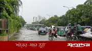 রাজধানীতে ঝুম বৃষ্টি, সড়কে জলজটে ভোগান্তি