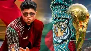 বিশ্বকাপের মঞ্চে সঞ্জয়ের জ্যাকেটে বাংলাদেশের প্রতীক