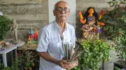 ছয় দশকের বেশি সময় ধরে প্রতিমা গড়ছেন হরিপদ পাল, পেলেন আজীবন সম্মাননা