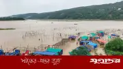 জাফলংয়ে পাহাড়ি ঢলে ভেসে গেছে শতাধিক দোকান, ব্যবসায়ীরা নিঃস্ব