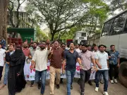গুম-অপহরণের নাটক সাজানোর অভিযোগে জবি ছাত্রদলের বিক্ষোভ