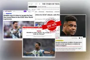 ভুয়া মেসি-গোট বক্তব্য: রোনালদো দাবি সাক্ষাৎকার মনগড়া