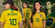 বিশ্বকাপে ব্রাজিলের পক্ষে শবনম বুবলী ও অপু বিশ্বাসের সমর্থন