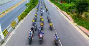 ঢাকায় ইয়ামাহা রাইডার্স ক্লাবের বর্ণাঢ্য মোটরসাইকেল র‌্যালি