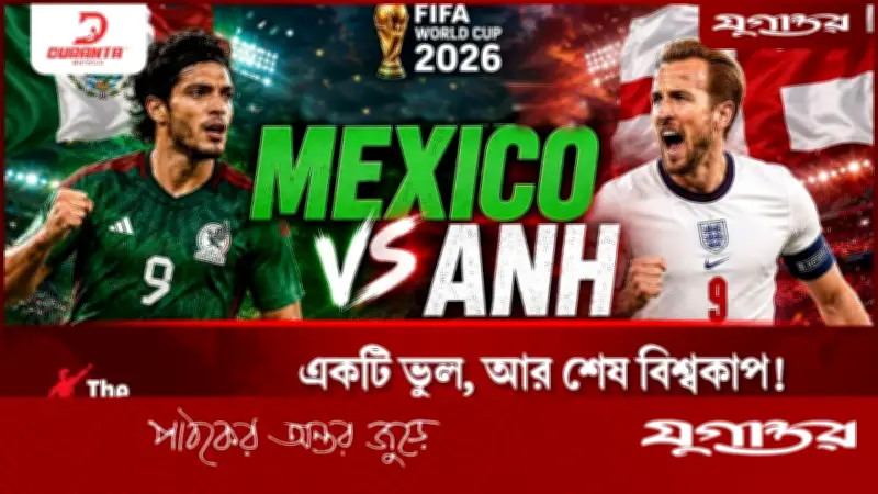 একটি ভিডিও ভুল, শেষ বিশ্বকাপ! মেক্সিকো-ইংল্যান্ড ম্যাচে উত্তেজনা