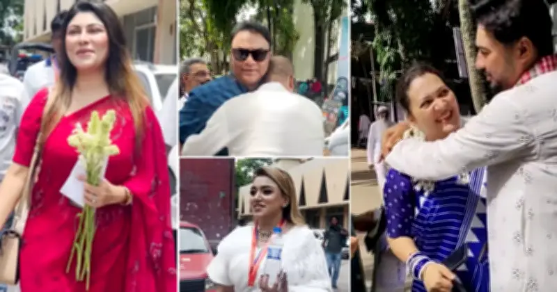 এফডিসিতে জমজমাট শিল্পী সমিতির নির্বাচন, পালকি চড়ে ভোট দিলেন শম্ভু সরকার