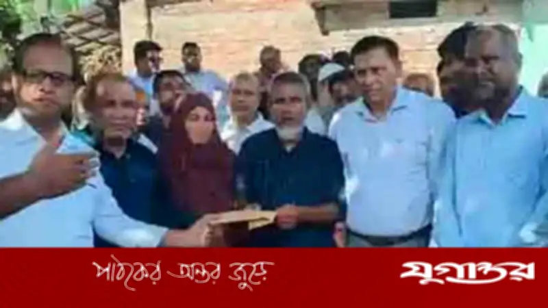আলোচিত শিশু সানজিদার পরিবারকে বিএনপির আর্থিক সহায়তা
