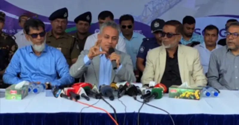 পদ্মা রেল সেতুর পিলারের নিচে মাটি কাটা প্রকল্পের অংশ, গুজব নয়: মন্ত্রী
