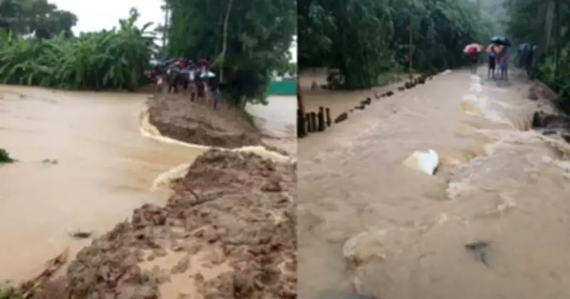 ফেনীতে আবারও বন্যার আশঙ্কা, নদীর পানি বাড়ছে, আতঙ্কে লাখো মানুষ