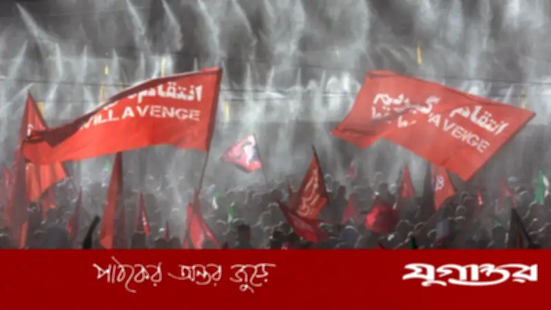 খামেনির জানাজায় ট্রাম্প ও নেতানিয়াহুকে হত্যার দাবি ইরানিদের