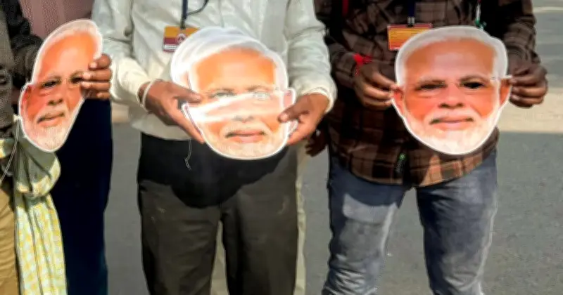 মোদির মুখোশ পরে মোবাইল ফোনের দোকানে চুরির চেষ্টা রাজস্থানে