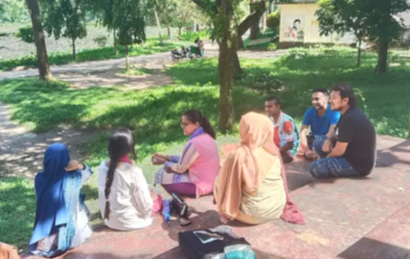মুরারিচাঁদ কলেজ বন্ধুসভায় ‘শ্রীকান্ত’ উপন্যাস নিয়ে পাঠচক্রের আসর