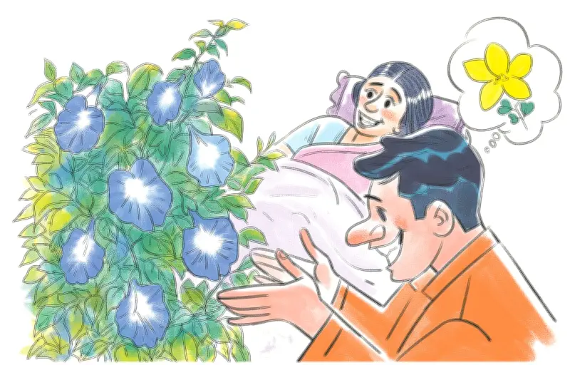নেপাল থেকে আনা গাছে পাঁচ বছর পর ফুল ফুটল, রূপার জ্বরও সেরে গেল