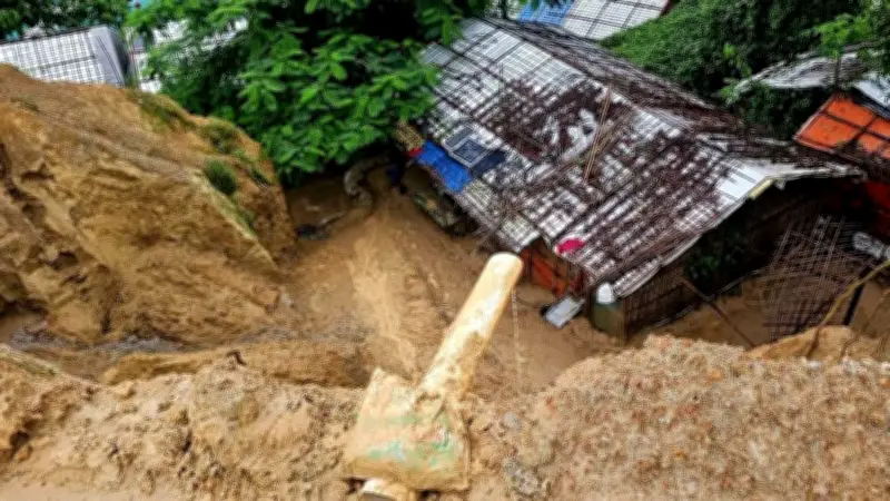 উখিয়ায় পাহাড় ধসে ৫ রোহিঙ্গা শিক্ষার্থীর মৃত্যু
