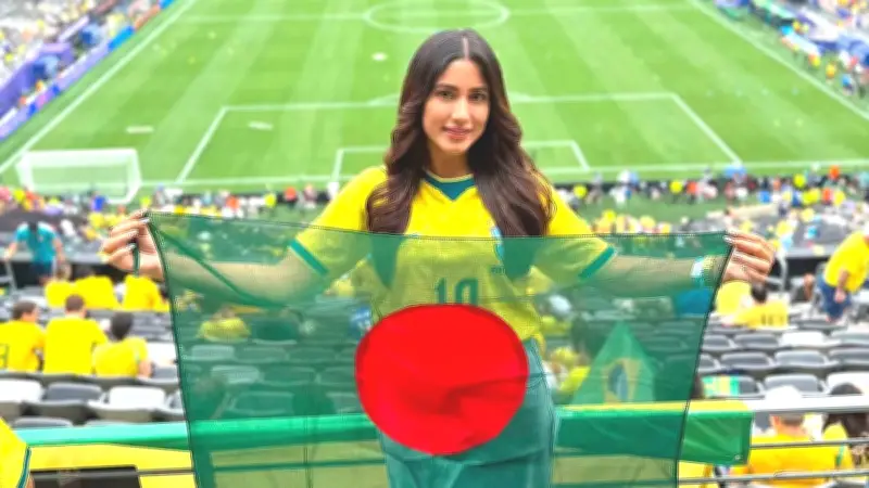 সাফা কবিরের বিশ্বকাপ গ্যালারিতে নেইমার-হলান্ডকে এক ফ্রেমে বন্দী