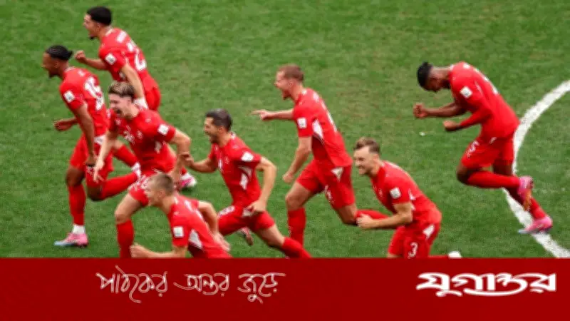 ৭২ বছর পর বিশ্বকাপের কোয়ার্টার ফাইনালে সুইজারল্যান্ড