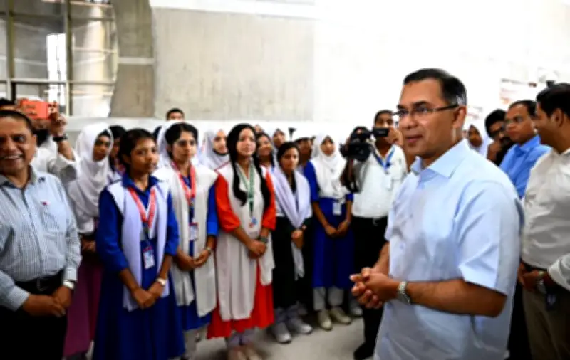 তারিক রহমানের সাথে সংসদ视察কারী শিক্ষক-শিক্ষার্থীদের সাক্ষাৎ