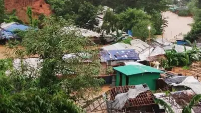 উখিয়ায় রোহিঙ্গা ক্যাম্পে পাহাড়ধসে নিহত ৮