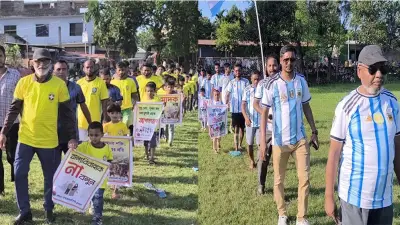 সচেতনতার বার্তা দিতে ব্রাজিল-আর্জেন্টিনা প্রীতি ফুটবল