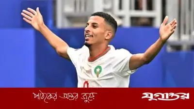 উনাহির জোড়া গোলে মরক্কোর দ্বিতীয়বার কোয়ার্টার ফাইনালে ওঠা