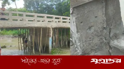 বাউফলে হস্তান্তরের আগেই একাধিক উন্নয়ন প্রকল্পে ফাটল
