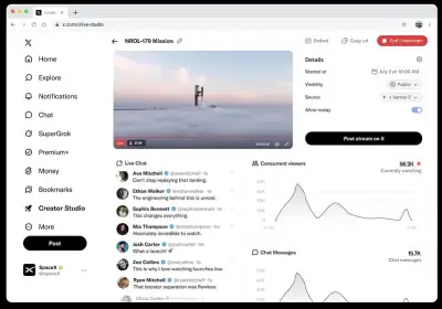 এক্স চালু করছে লাইভ স্টুডিও, টুইচ ও ইউটিউবের সঙ্গে প্রতিযোগিতা জোরদার
