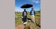 মঙ্গোলিয়ায় বিএনপির নামে বৃক্ষরোপণ করলেন হাবিব উন নবী খান সোহেল