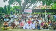 হিমাগার ভাড়া কমানোর দাবিতে রংপুরে আলুচাষি-ব্যবসায়ীদের গণঅনশন