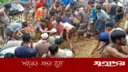 রোহিঙ্গা ক্যাম্পে পাহাড় ধসে মাদ্রাসা চাপা, নিহত ৮