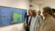 সামছুল আলম আজাদের ‘দৃশ্যমান কাঠামো’ প্রদর্শনী উদ্বোধন